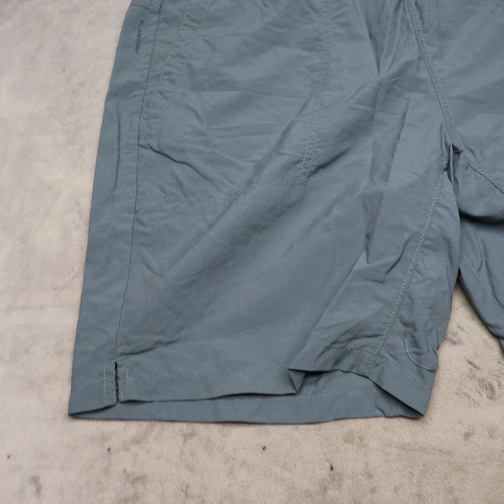 North Face Shorts Men Large Blue Rolling Sun Packable Elastic Waist Ripstop Hike